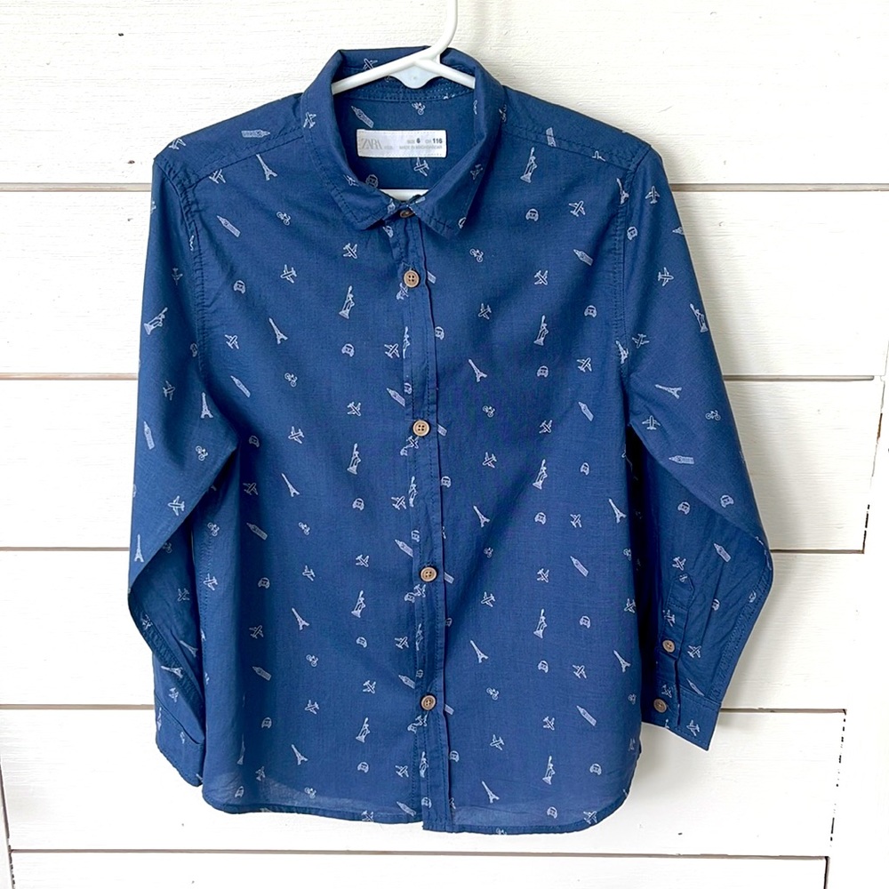 Boys Zara buttoned down shirt